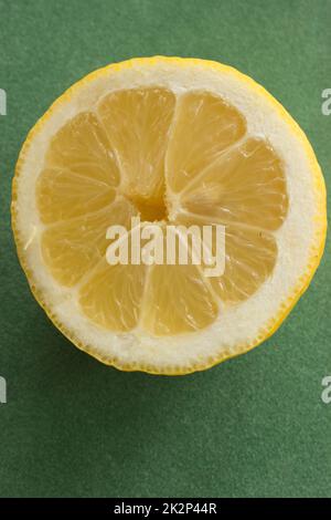 Lemon cut in half Stock Photo