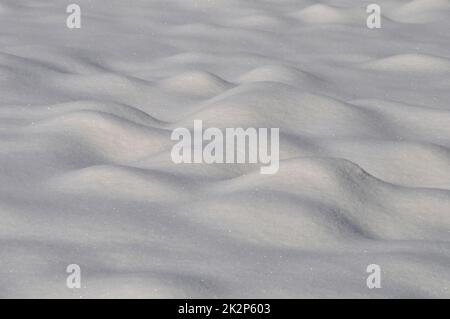 background of fresh snow texture Stock Photo