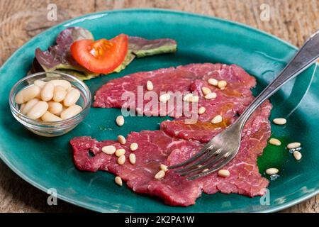 italian carne salada Stock Photo
