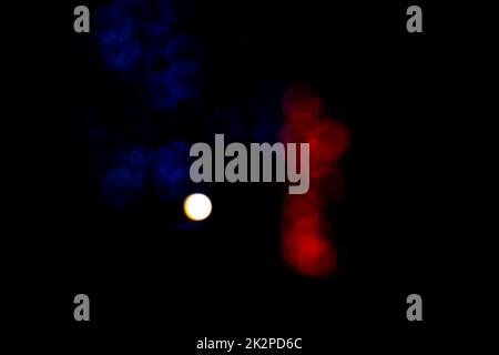 Black background with colorful light effects Stock Photo
