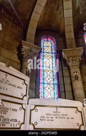 Crypt of the Almudena Cathedral, Madrid, Spain, 2022. Alamy Exclusive Stock Photo