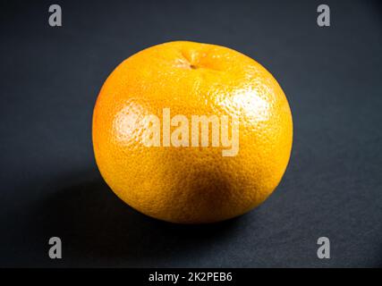 Grapefruit isolated on a black background Stock Photo