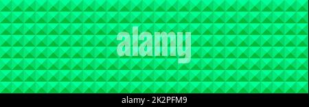 Abstract panoramic web background green squares - Vector Stock Photo