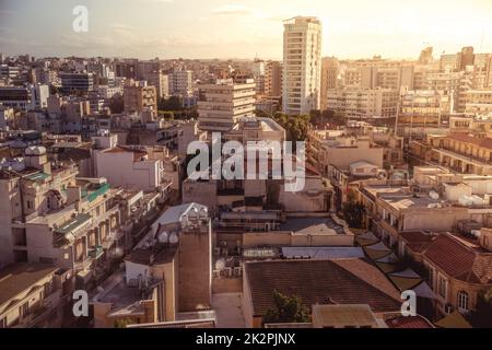 Panorama of south of Nicosia. Cyprus Stock Photo - Alamy