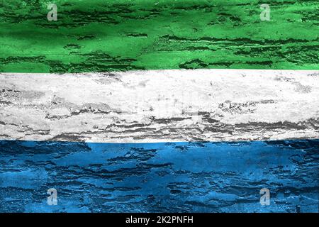 Illustration of Leone waving fabric flag Stock Photo - Alamy