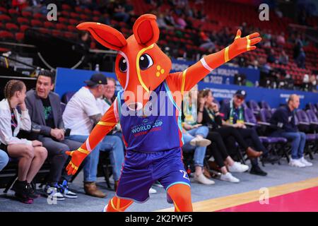 23rd September 2022; Sydney, Homebush, New South Wales, Australia, Women's World Cup Basketball: Canada versus France: Karla the World Cup Mascot Stock Photo