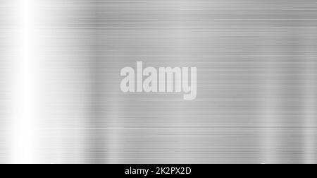 Panoramic steel background metal texture with highlights - Vector Stock Photo