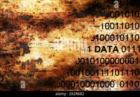 Web data grunge concept Stock Photo