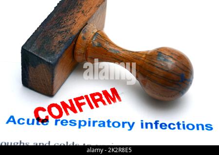 Respiratory infections confirm Stock Photo