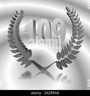 3d number 109 hi-res stock photography and images - Alamy