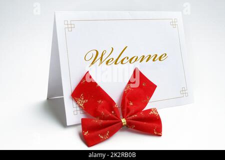 Welcome card Stock Photo