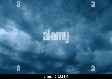 Stormy clouds in the sky Stock Photo
