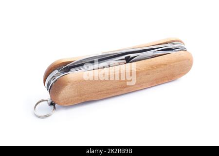 Swiss Knife Closed Stock Photo