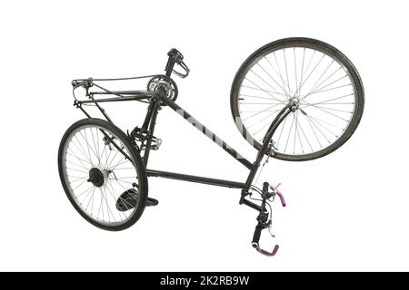 Bicycle on white Stock Photo
