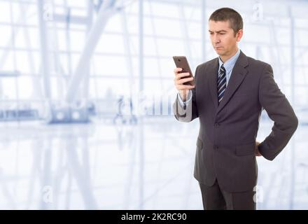 man on the phone Stock Photo