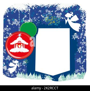 religious christmas border clipart