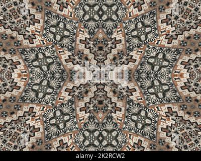 Old Style Decorative Seamless Pattern Stock Photo