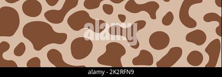 Panoramic texture fur skin multicolored spots - Vector Stock Photo