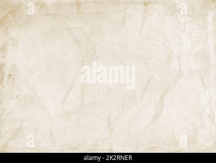 Old crumpled paper texture background Stock Photo
