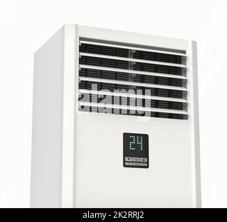 Close up of floor standing air conditioner Stock Photo