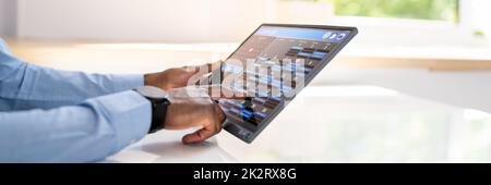 Appointment Schedule Planner And Date Calendar Stock Photo