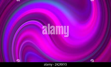 Wave of the blue colored curved lines. Abstract wavy stripes on a black ...