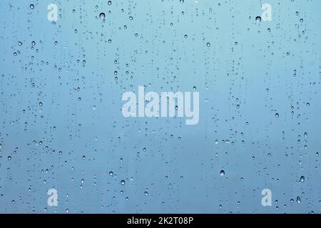 Rain drops on window Stock Photo