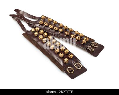 Ghungroos - leg bells for Indian classical dance Stock Photo