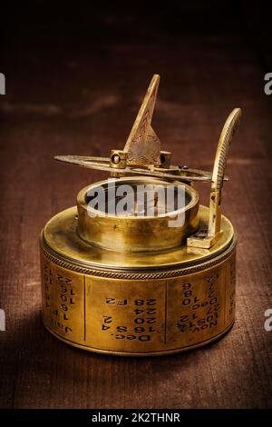 Vintage compass Stock Photo