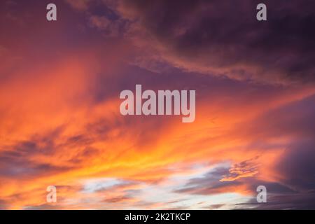 Sunset sky Stock Photo
