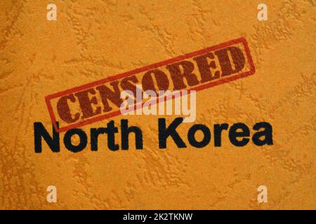 Censored North Korea Stock Photo - Alamy