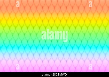 Abstract rainbow Fish scales background Stock Photo