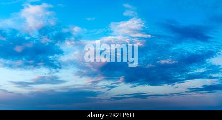 Evening sky with clouds Stock Photo