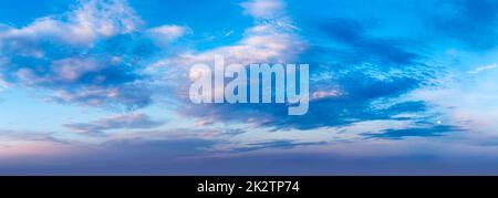 Evening sky with clouds Stock Photo