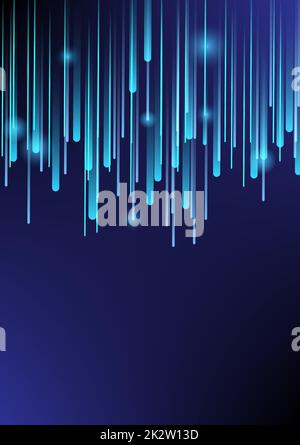 Abstract blue gradient fiber disign technology background. Vector illustration. Stock Vector