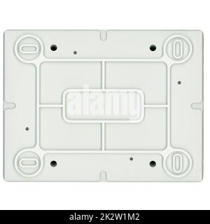 junction box isolated over white Stock Photo