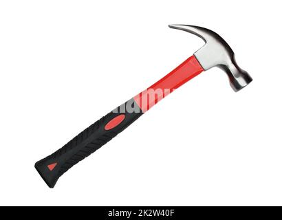 Hammer isolated on white background Stock Photo