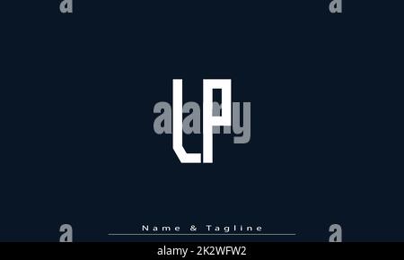 Alphabet letters Initials Monogram logo LP , PL Stock Vector