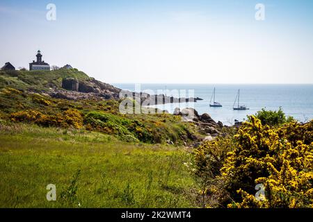 Chausey island landscape in Brittany, France Stock Photo