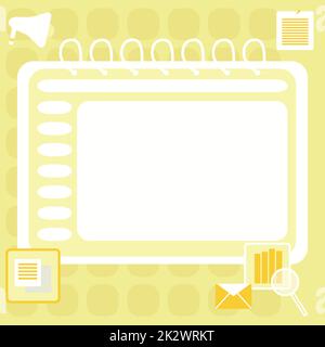 Blank Opened Spiral Notebook With A Calculator And A Pen Placed Over A Table. Empty Lined Notepad And Pencil On Top Of A Desk With A Calculation Device. Stock Photo