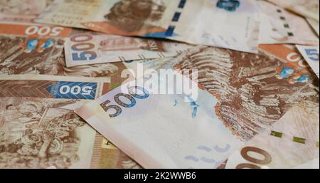 Hong Kong banknote, five hundred dollar Stock Photo