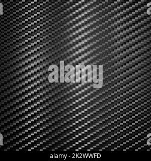 Futuristic carbon fiber background pattern. 3d rendering Stock Photo