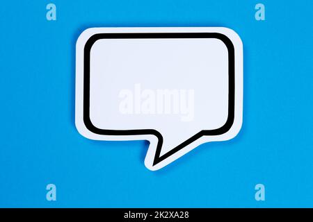 Speech bubble with copyspace copy space communication concept talking Stock Photo