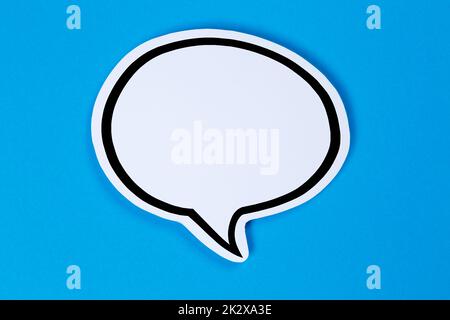 Speech bubble with copyspace copy space communication concept talking Stock Photo