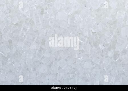 White sugar chrustals texture background Stock Photo