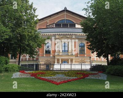 Festspielhaus Festival Theatre in Bayreuth Stock Photo