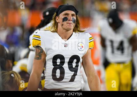 Pittsburgh Steelers wide receiver Gunner Olszewski (89) lines up