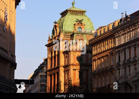 Wien, Wien Adelshaus, Wien Schloß, Palais Equitable in der Wiener Innenstadt oder Altstadt von Wien Österreich Stock Photo