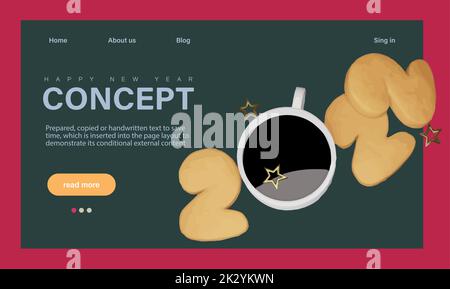 Corporate party concept landing page Stock Vector Image & Art - Alamy