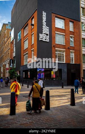 The Photographers Gallery London in Ramillies Street Soho London.  Founded 1971 moved into this converted building in 2012. Soho Photography Quarter. Stock Photo